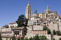 Spain, Castille-Leon, Segovia, The Cathedral.