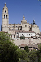 Spain, Castille-Leon, Segovia, The Cathedral.