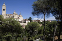 Spain, Castille-Leon, Segovia, The Cathedral.