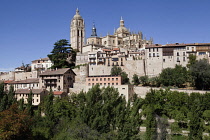 Spain, Castille-Leon, Segovia, The Cathedral.