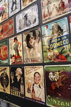 Spain, Madrid, Enamel souvenir plaques.