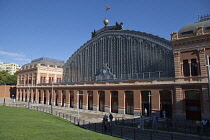 Spain, Madrid, Atocha Railway Station.