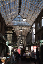 England, Bristol, The Glass Arcade at St Nicholas Market.