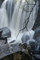 Ireland, County Cavan, Swanlinbar, Tullydermot Falls.