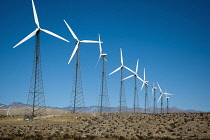 USA, California, San Gorgonio Pass Wind Farm in the San Bernadino Mountains close to Palm Springs.