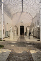 Ireland, County Wicklow, Bray, Kilruddery House and Gardens, Statues in the Orangery Building.