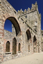 Ireland, County Wexford, Tintern Abbey, 13th century Cistercian Abbey.