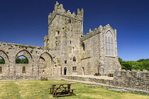 Ireland, County Wexford, Tintern Abbey, 13th century Cistercian Abbey.