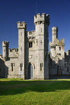 Ireland, County Carlow, Duckett's Grove, ruins of the 18th 19th and early 20th century home of the Duckett family.