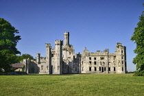 Ireland, County Carlow, Duckett's Grove, ruins of the 18th 19th and early 20th century home of the Duckett family.