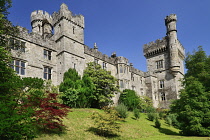 Ireland, County Waterford, Lismore, Lismore Castle seen from the castle's Lower Gardens.
