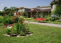 Ireland, County Westmeath, Castlepollard, Tullynally Castle Gardens, The Walled Garden.