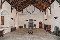 Ireland, County Tipperary, Cahir, Cahir Castle, Banqueting Hall.