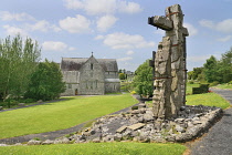 Ireland, County Mayo, Ballintubber Abbey, General view of the abbeys east side.
