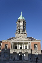 Ireland, Dublin, Exterior of Dublin Castle, former seat of British rule now Irish Government offices.