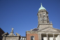 Ireland, Dublin, Exterior of Dublin Castle, former seat of British rule now Irish Government offices.