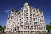 Germany, Saxony, Dresden, The Yenidze Building, former tobacco factory built in the style of an Arabic Mosque, now used as offices and restaurants.