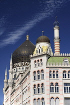 Germany, Saxony, Dresden, The Yenidze Building, former tobacco factory built in the style of an Arabic Mosque, now used as offices and restaurants.