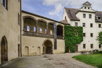 Germany, Saxony Anhalt, Lutherstadt Wittenberg, The Lutherhaus, Luther's residence until his death in 1546, Exterior view.