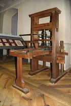 Germany, Saxony Anhalt, Lutherstadt Wittenberg, The Lutherhaus, Luther's residence, Printing press.