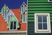 Netherlands, Noord Holland, Zaandam, Zaandam Town Hall, Roof detail.