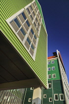 Netherlands, Noord Holland, Zaandam, Zaandam Town Hall, A section of one wing of the building.