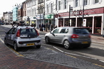 Transport, Road, Traffic, Mobile speed camera monitoring cars passing through bus only restricted zone.