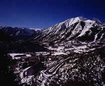 France, Pyrenees Orientales, Pics Orientaux de Font Negre, Vill Porte- Puymorens