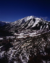 France, Pyrenees Orientales, Pics Orientaux de Font Negre, Vill Porte- Puymorens