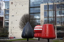 Ireland, North, Belfast, Cathedral Quarter, Exterior of the University of Ulster Art College.