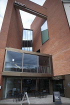 Ireland, North, Belfast, Cathedral Quarter. The MAC in Exchange Street West designed by Hackett & Hall architects.