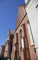 Poland, Warsaw, Old Town, Swietojanska, Entrance to St Johns Cathedral.