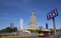 Poland, Warsaw, Centrum, Palace of Culture and Science, gift from Russia in 1955.