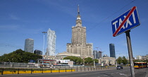 Poland, Warsaw, Centrum, Palace of Culture and Science, gift from Russia in 1955.