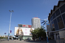 Poland, Warsaw, Marszalkowska, Modern Shopping area.