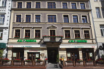 Poland, Warsaw, Chielna, Exterior of restaurant before opening.