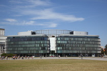 Poland, Warsaw, Plac Marszalka Jozefa, modern Metropolitan building.