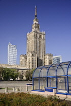 Poland, Warsaw, Palace of Culture and Science.