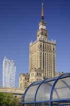 Poland, Warsaw, Palace of Culture and Science.