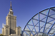 Poland, Warsaw, Palace of Culture and Science.