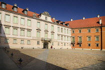 Poland, Warsaw, Royal Castle courtyard.