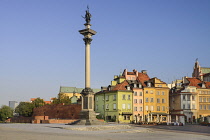 Poland, Warsaw, King Sigismund III Vasa Column in Plac Zamkowy or Castle Square.