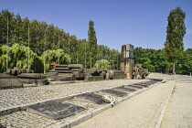 Poland, Auschwitz-Birkenau State Museum, Birkenau Concentration Camp, International Monument to the Victims of Fascism.