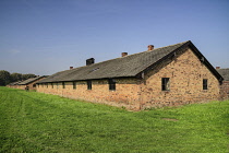 Poland, Auschwitz-Birkenau State Museum, Birkenau Concentration Camp, Preserved prisoner barracks.