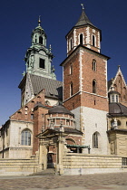Poland, Krakow, Wawel Hill, Wawel Cathedral.