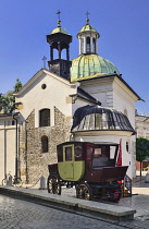 Poland, Krakow, Rynek Glowny or Main Market Square, Church of St Adalbert.