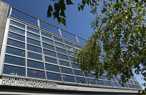 USA, New York State, New York City, Manhattan, The High Line public park on disused elevated railway track in the meat packing district.