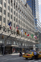 USA, New York State, New York City, Manhattan, Lexington Avenue, Exterior of Bloomingdales department store.