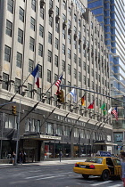 USA, New York State, New York City, Manhattan, Lexington Avenue, Exterior of Bloomingdales department store.