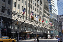 USA, New York State, New York City, Manhattan, Lexington Avenue, Exterior of Bloomingdales department store.